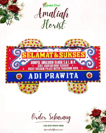 Papan Bunga Ucapan Selamat Gugul